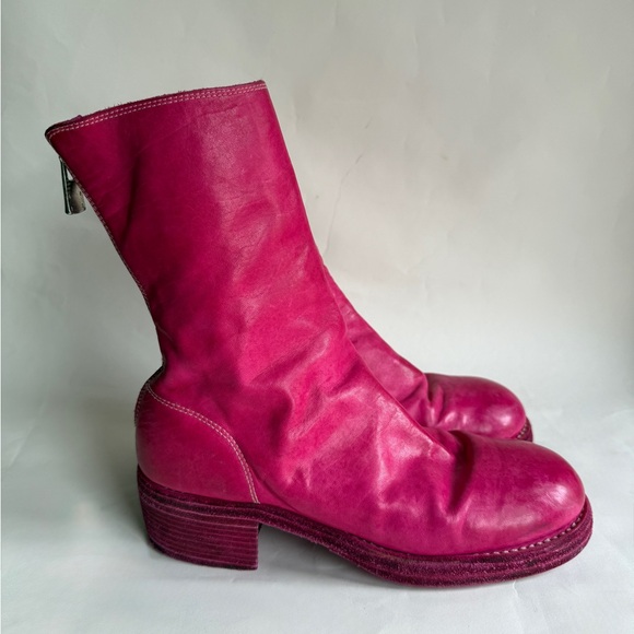 Guidi made in Italy pink leather boots - Picture 8 of 16